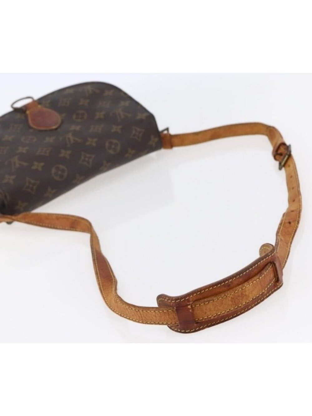 Authentic LOUIS VUITTON Monogram Monogram Saint Cloud GM Shoulder Bag M51242 - Picture 7 of 16
